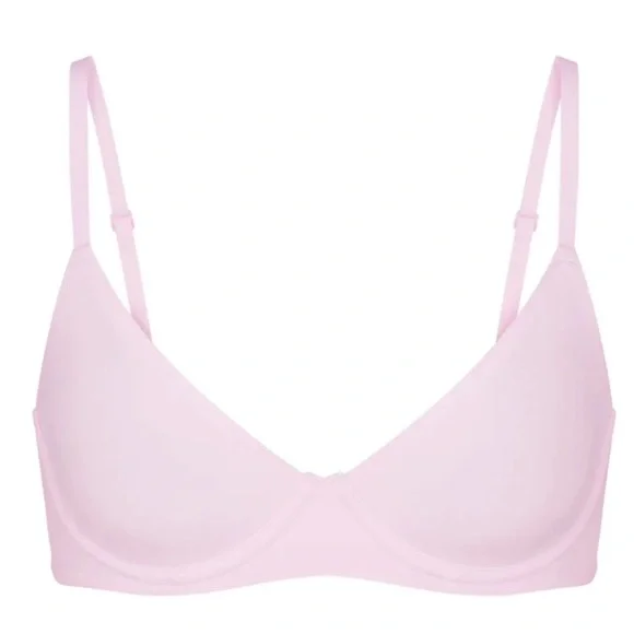 SKIMS Fits Everybody UNLINED UNDERWIRE DEMI BRA‎ CHERRY BLOSSOM size 44DDDD - Picture 3 of 7